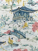 Teahouse Slate Hamilton Fabric